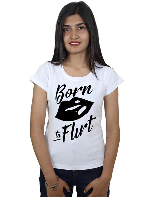 round neck quirky tee - 17291323 - Very Small Image - 1