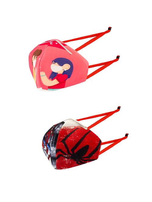 multi colored cotton printed mask (pack of 2) - 17292504 - Very Small Image - 1