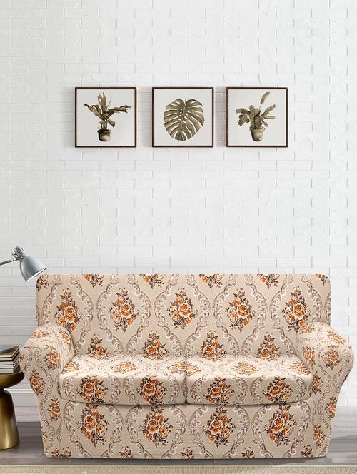 three seater sofa cover - 17292923 - Very Small Image - 1