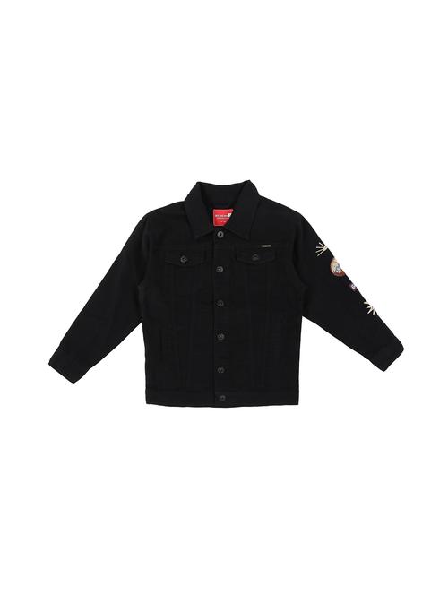 black cotton bomber jackets & coat - 17294197 - Very Small Image - 1