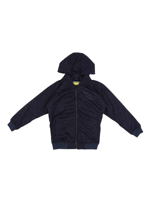 dark blue polyester bomber jackets & coat - 17294209 - Very Small Image - 1