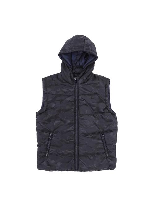 navy blue polyester bomber jackets & coat - 17294219 - Very Small Image - 1