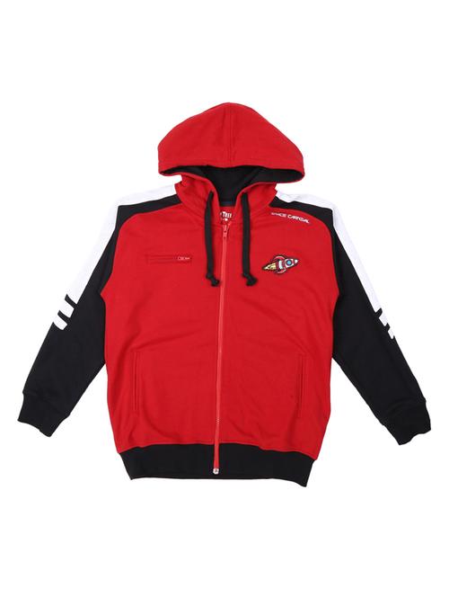 red cotton blend bomber jackets - 17294227 - Very Small Image - 1
