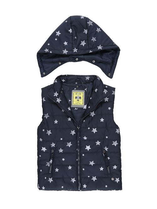 dark blue polyester regular jackets & coat - 17294493 - Very Small Image - 1