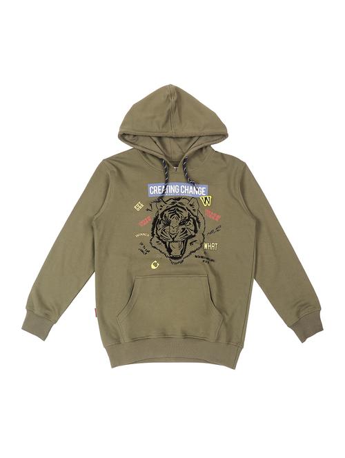green fleece sweatshirt - 17294775 - Very Small Image - 1