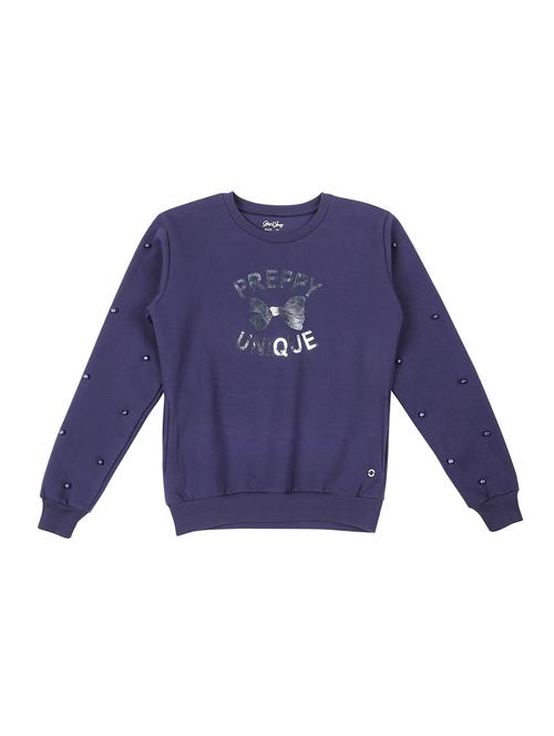 dark blue fleece sweatshirt - 17294799 - Very Small Image - 1