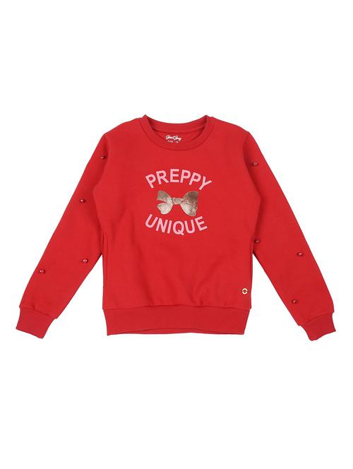 red fleece sweatshirt - 17294800 - Very Small Image - 1