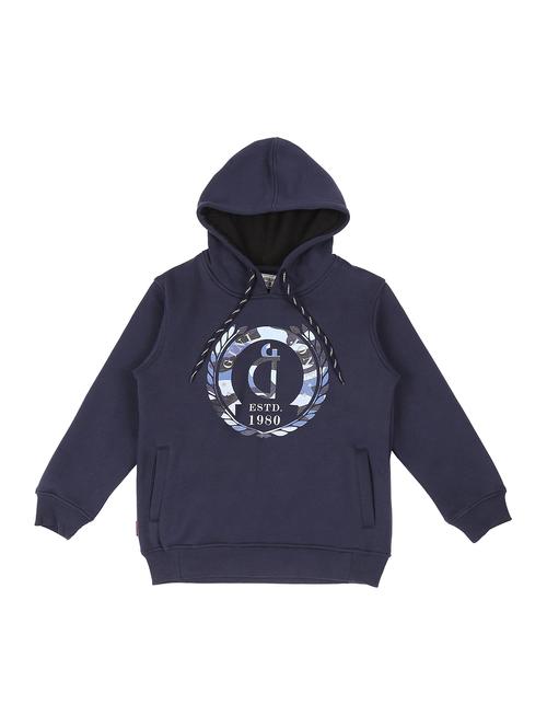 dark blue fleece sweatshirt - 17294838 - Very Small Image - 1