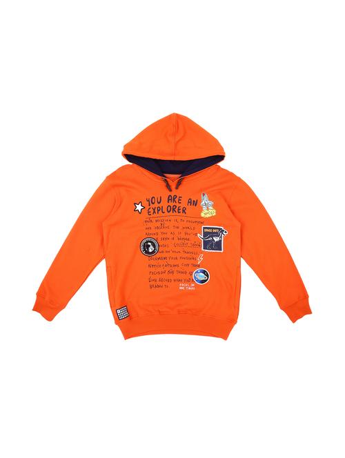 orange fleece sweatshirt - 17294839 - Very Small Image - 1