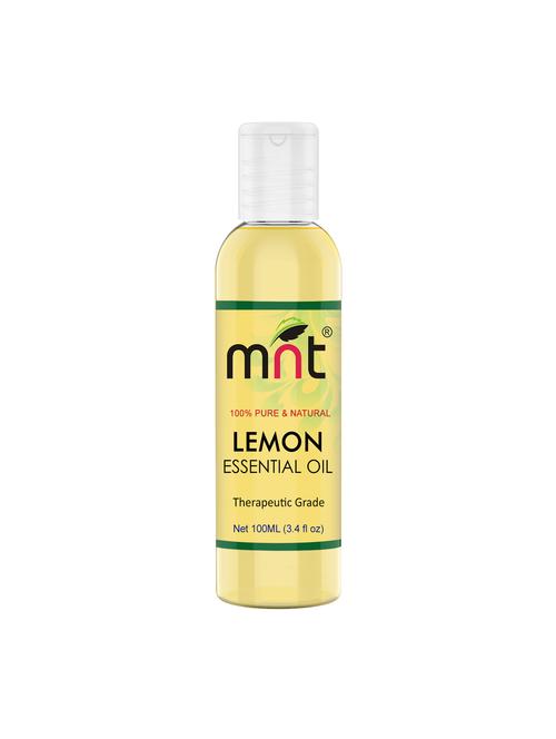mnt lemon essential oil - pure, natural & undiluted oil for hair, skin, body & aromatherapy (100ml) - 17294890 - Very Small Image - 1