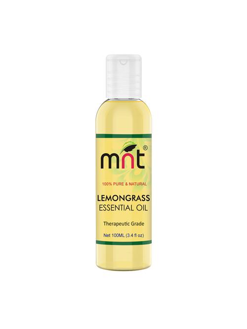 mnt lemongrass essential oil -pure, natural & undiluted oil for hair, skin, body & aromatherapy (100ml) - 17294891 - Very Small Image - 1