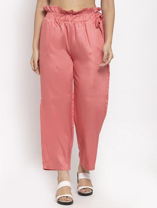 tie up waist trouser - 17295106 - Very Small Image - 1