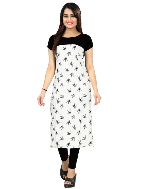 conversational straight kurta - 17295569 - Very Small Image - 1