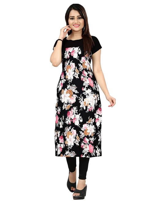 floral straight kurta - 17295577 - Very Small Image - 1