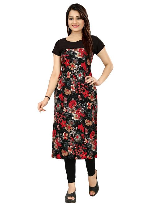 floral straight kurta - 17295584 - Very Small Image - 1