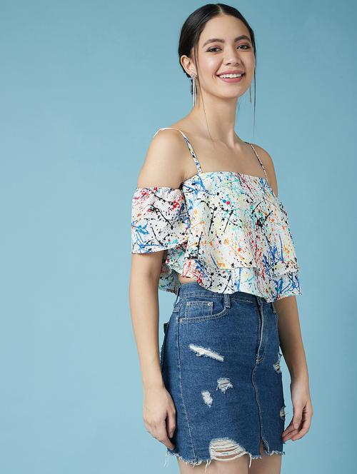 color splash crop top - 17295719 - Very Small Image - 1