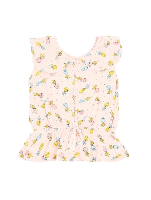yellow cotton regular tops & tee - 17298746 - Very Small Image - 1