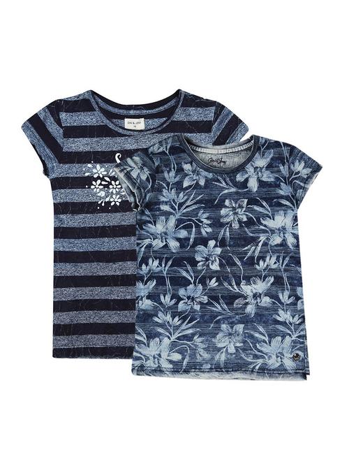 blue chiffon regular tops & tee - 17298766 - Very Small Image - 1