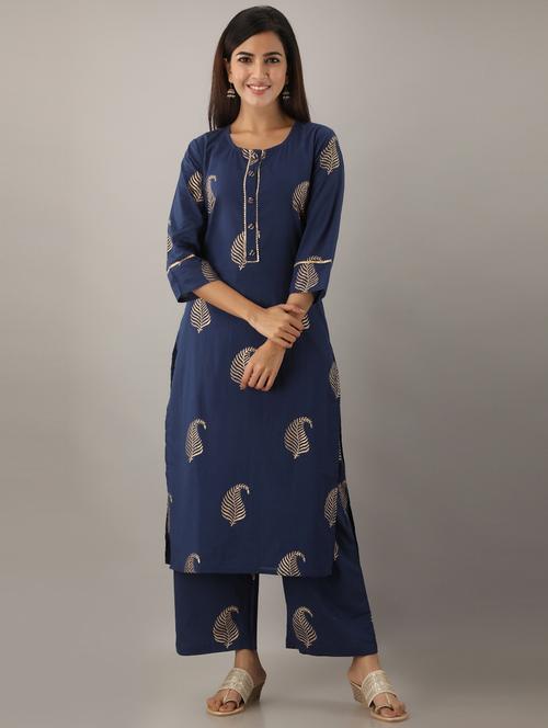 paisley kurta palazzo set - 17300529 - Very Small Image - 1