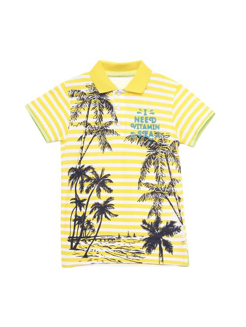 yellow cotton tshirt - 17324170 - Very Small Image - 1