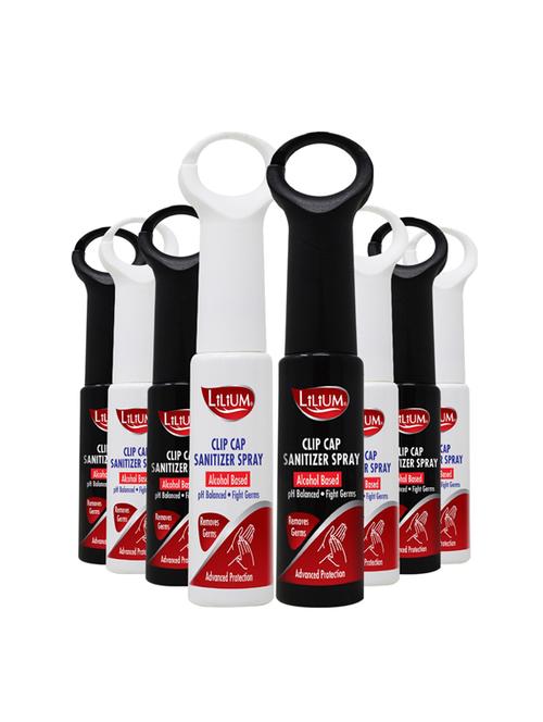 lilium clip cap sanitizer spray with liquid, use to press door-bell, elevator buttons, pack of 8 - 17324318 - Very Small Image - 1
