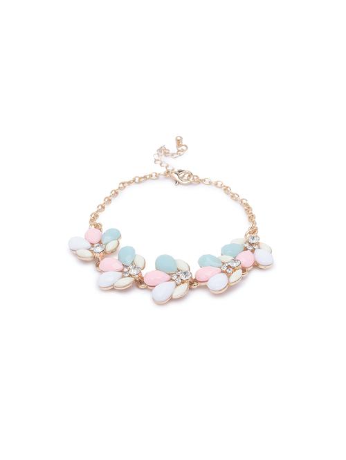 pink metal links bracelet - 17325170 - Very Small Image - 1