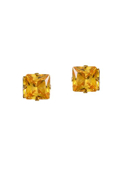 gold brass studs earring - 17325197 - Very Small Image - 1