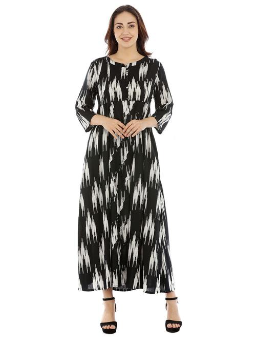 ikat print maxi dress - 17325266 - Very Small Image - 1