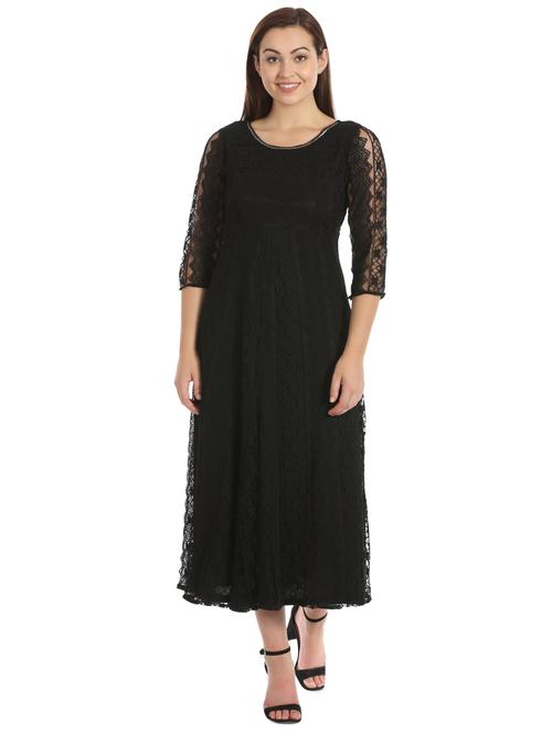 laced maxi dress - 17325271 - Very Small Image - 1