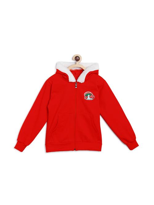 red fleece sweatshirt - 17326531 - Very Small Image - 1