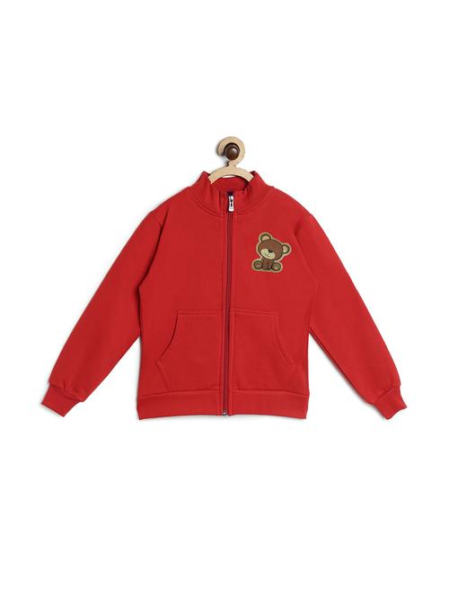 red fleece sweatshirt - 17326544 - Very Small Image - 1