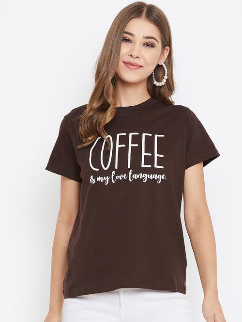 crew neck quirky tee - 17327349 - Very Small Image - 1