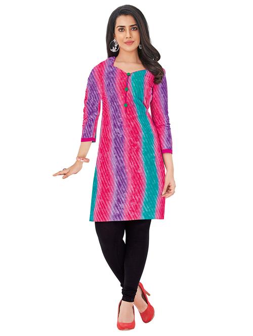 printed straight kurta - 17328244 - Very Small Image - 1