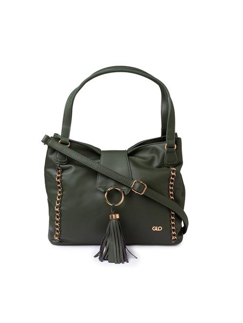 green leatherette (pu) handbag - 17332935 - Very Small Image - 1
