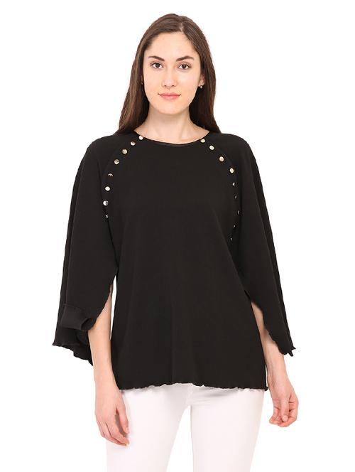 slit sleeves top - 17333486 - Very Small Image - 1
