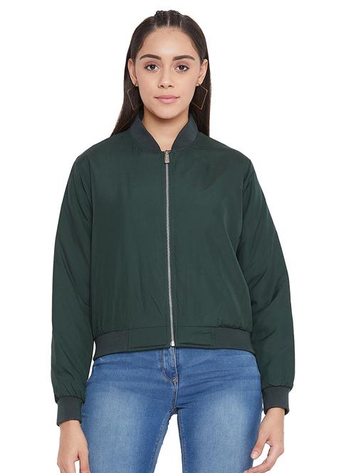 zip up bomber jacket - 17334148 - Very Small Image - 1