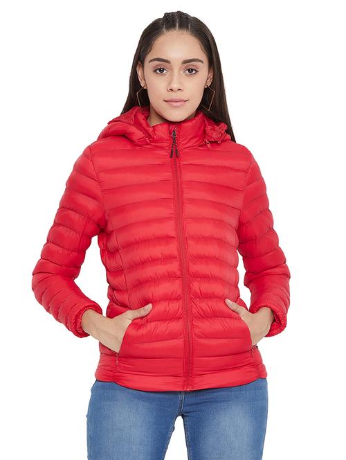 hooded neck quilted jacket - 17334150 - Very Small Image - 1