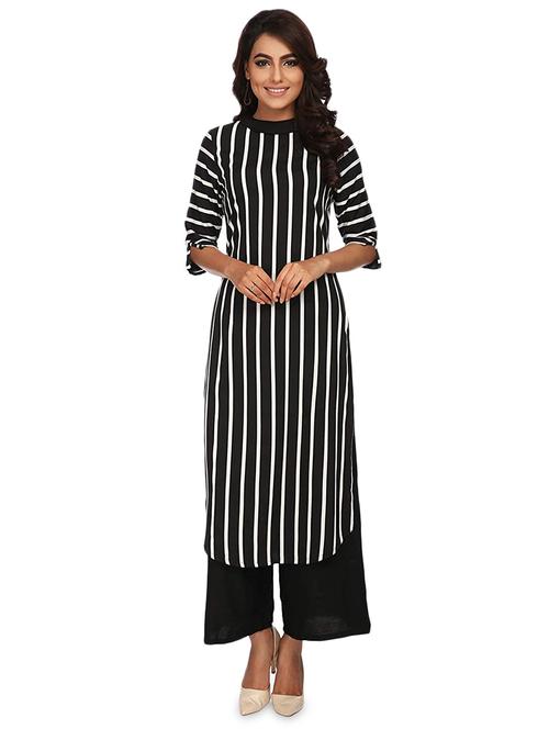 striped straight kurta - 17334958 - Very Small Image - 1