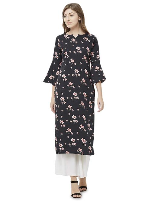 floral straight kurta - 17334960 - Very Small Image - 1