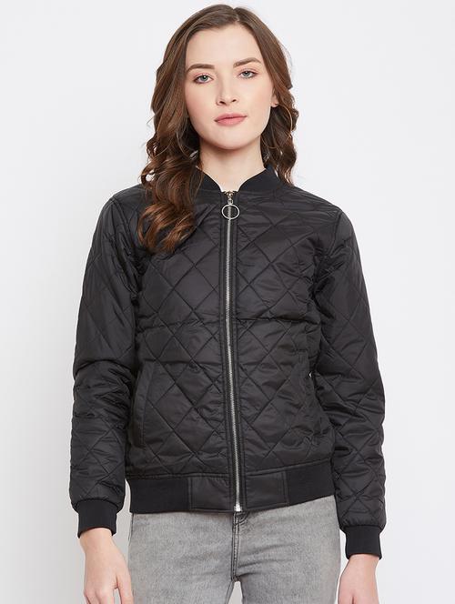 zip up quilted jacket - 17335723 - Very Small Image - 1