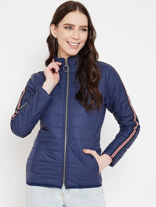 zip up quilted jacket - 17335726 - Very Small Image - 1