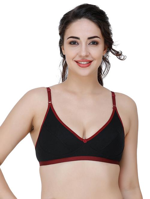 floral patch regular bra - 17336075 - Very Small Image - 1