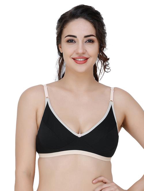 floral patch regular bra - 17336079 - Very Small Image - 1