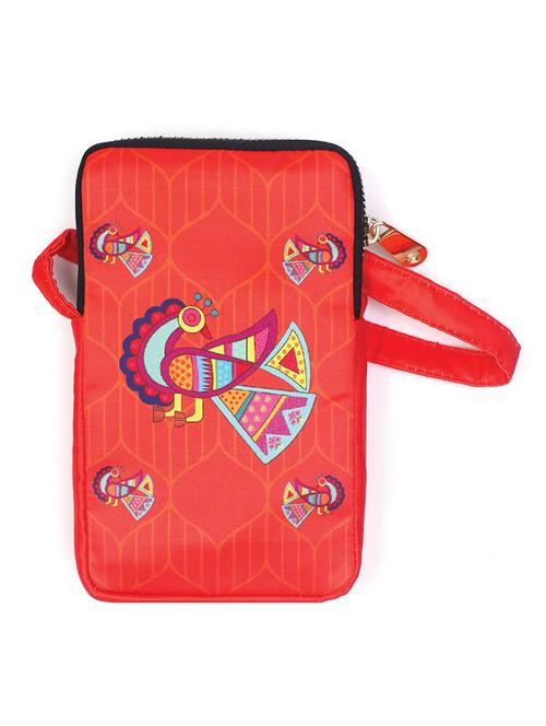 orange satin sling bag - 17337617 - Very Small Image - 1