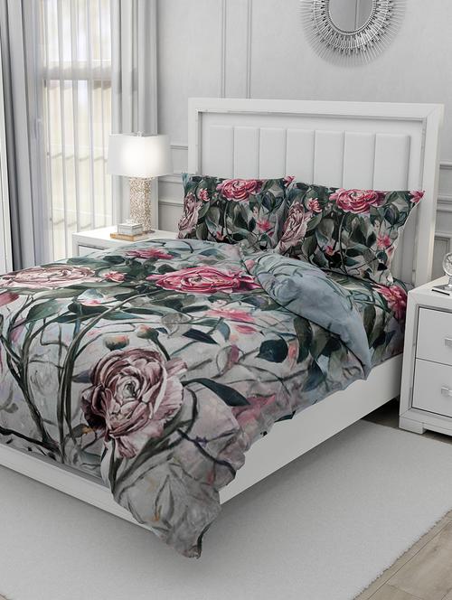 cotton double bedsheet ultra super king size with 2 pillow cover - 17340260 - Very Small Image - 1