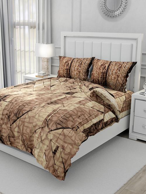 cotton double bedsheet ultra super king size with 2 pillow cover - 17340271 - Very Small Image - 1