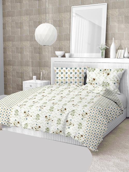 cotton king size double bedsheet with 2 pillow cover - 17340561 - Very Small Image - 1
