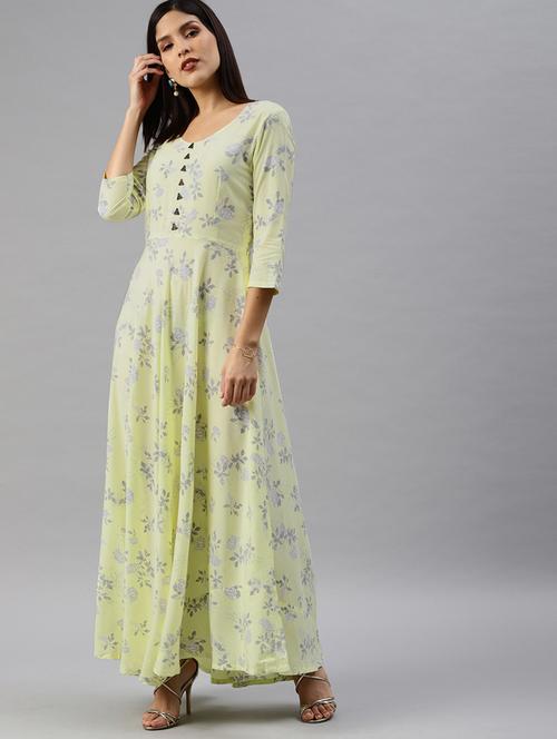 floral maxi dress - 17341253 - Very Small Image - 1