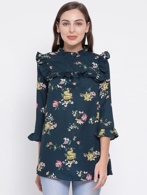 floral maternity wear top - 17341747 - Very Small Image - 1