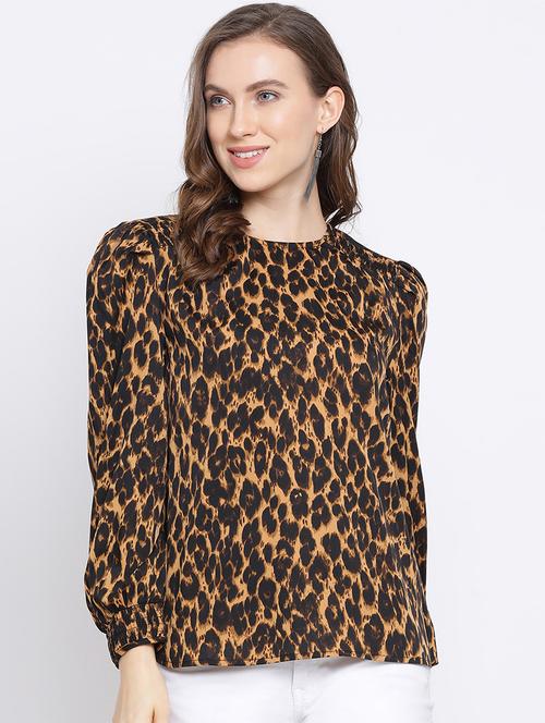 animal print regular top - 17341787 - Very Small Image - 1